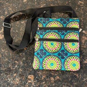 Colorful Patterned Crossbody Bag